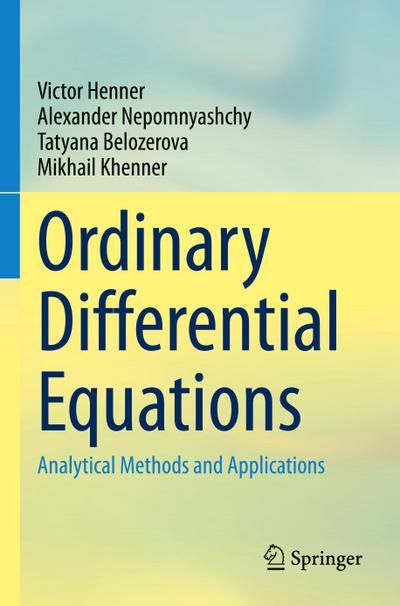 Ordinary Differential Equations