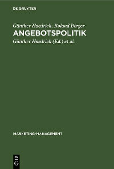 Angebotspolitik