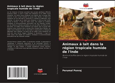 Animaux à lait dans la région tropicale humide de l’Inde