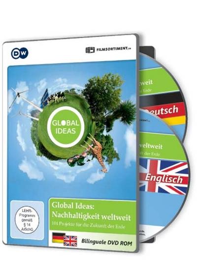 Global Ideas: Nachhaltigkeit Weltweit - 104 Projekte für die Zukunft der Erde, 2 DVD-ROMs
