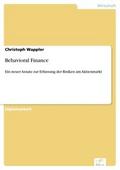 Behavioral Finance - Christoph Wappler