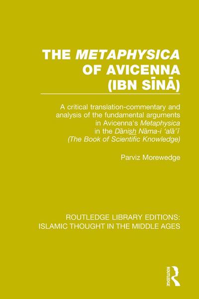 The ’Metaphysica’ of Avicenna (ibn Sina)