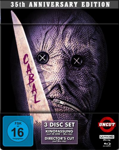 Cabal - Die Brut der Nacht,1 4K UHD-Blu-ray + 2 Blu-ray (35th Anniversary Limited))