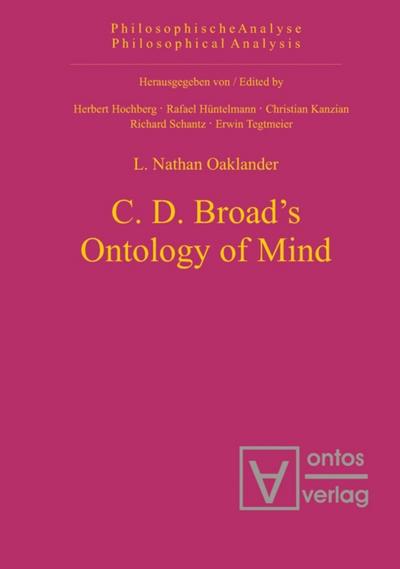 C. D. Broad’s Ontology of Mind