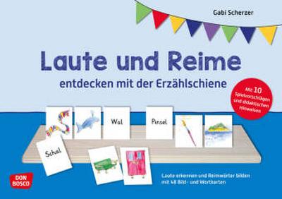 Laute und Reime entdecken mit der Erzählschiene. Erzählschienen-Figurenset, m. 1 Beilage