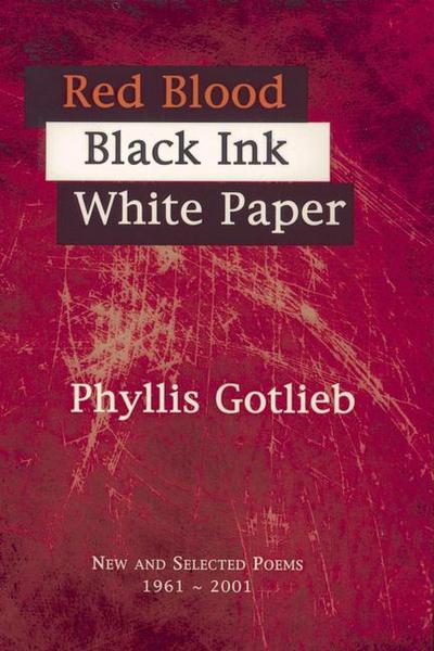 RED BLOOD BLACK INK WHITE PAPE