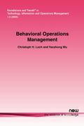 Behavioral Operations Management