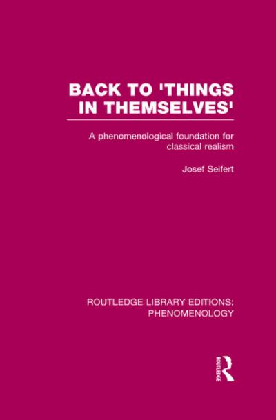 Back to ’Things in Themselves’