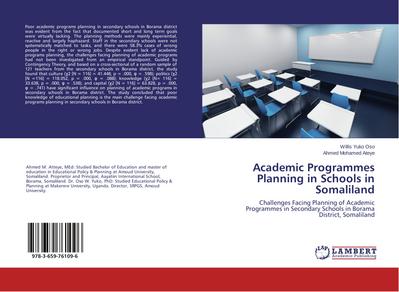 Academic Programmes Planning in Schools in Somaliland