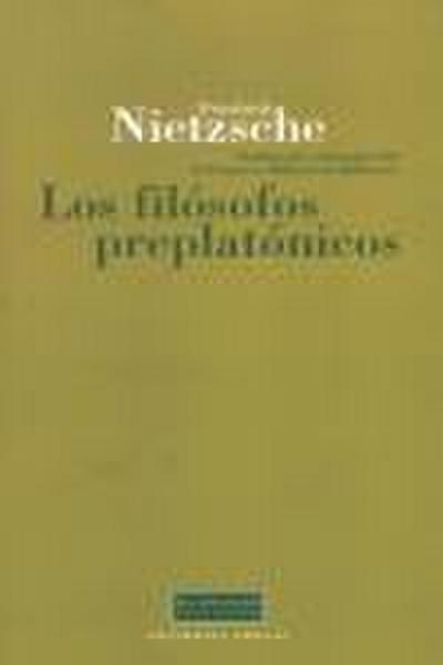 Los filósofos preplatónicos