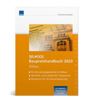 SIRADOS Baupreishandbuch Altbau 2023