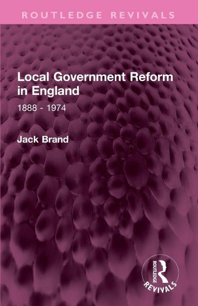Local Government Reform in England