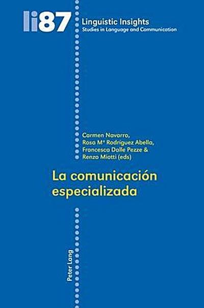 La comunicación especializada