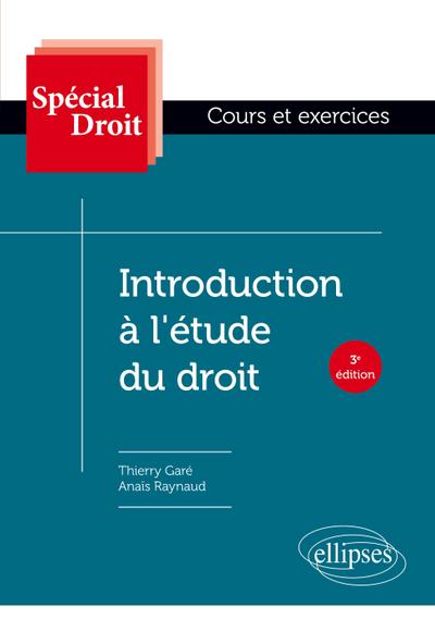 Introduction à l’étude du droit