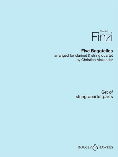 Finzi, G: Finzi: Five Bagatelles Arranged for Clarinet and S