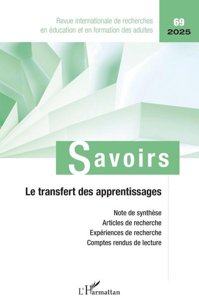 Le transfert des apprentissages