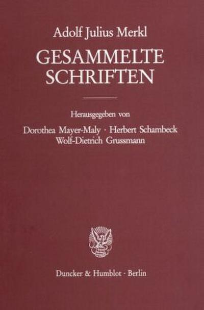 Gesammelte Schriften Gesammelte Schriften.. Tl.1