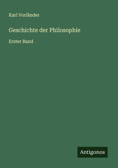 Geschichte der Philosophie