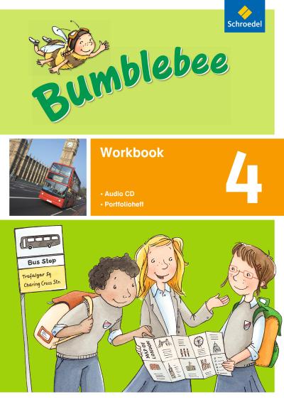 Bumblebee 4. Workbook 4 plus Portfolioheft und Pupil’s Audio-CD