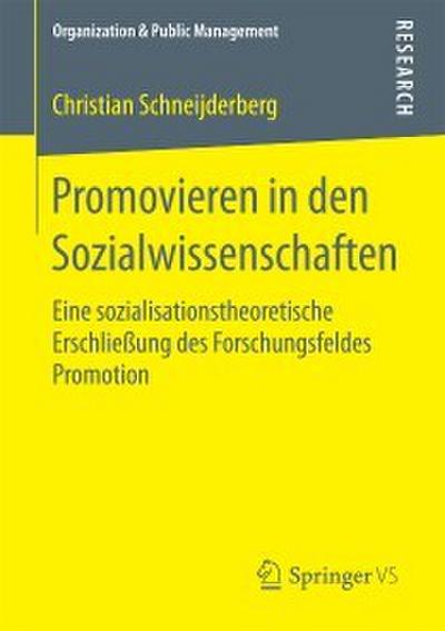 Promovieren in den Sozialwissenschaften