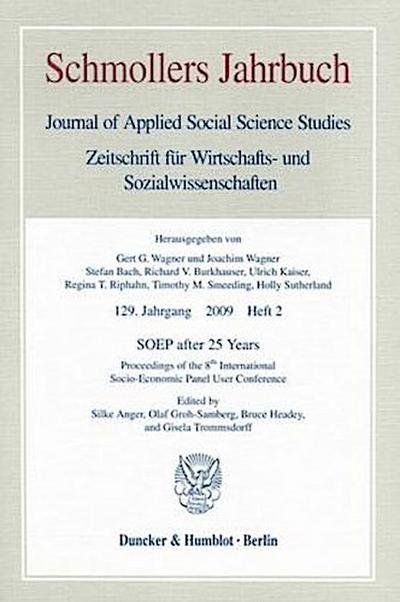 SOEP after 25 Years.