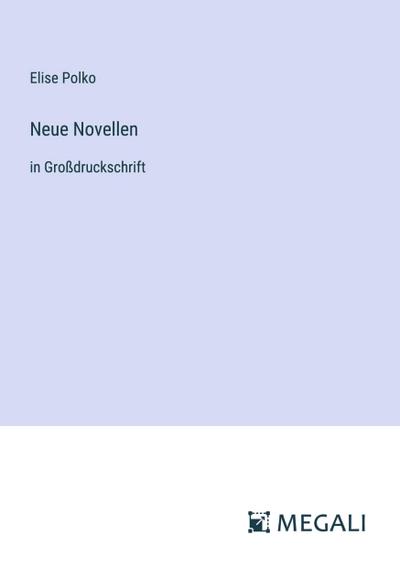 Neue Novellen