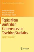 Topics from Australian Conferences on Teaching Statistics