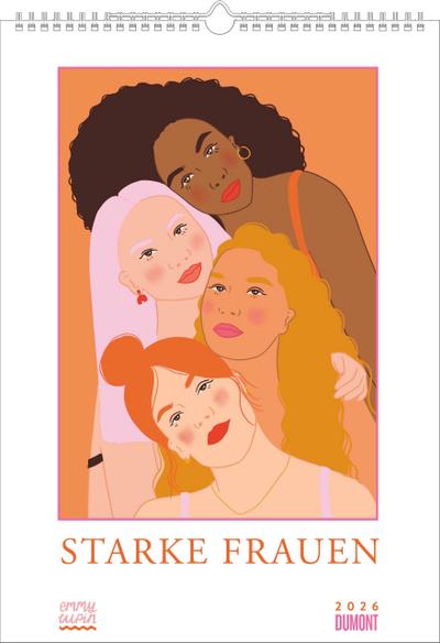 Starke Frauen 2026 - Wandkalender - Hochformat A3 29,7 x 42 cm
