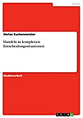 Handeln in komplexen Entscheidungssituationen - Stefan Kuchenmeister