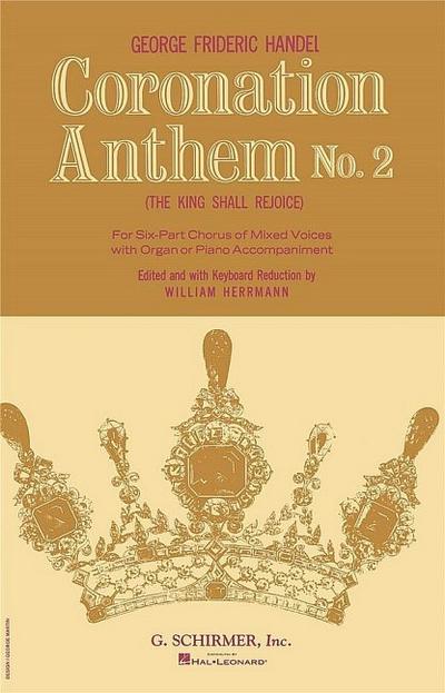 Coronation Anthem No. 2: Piano the King Shall Rejoice Voice Score