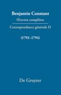 Correspondance 1793–1794