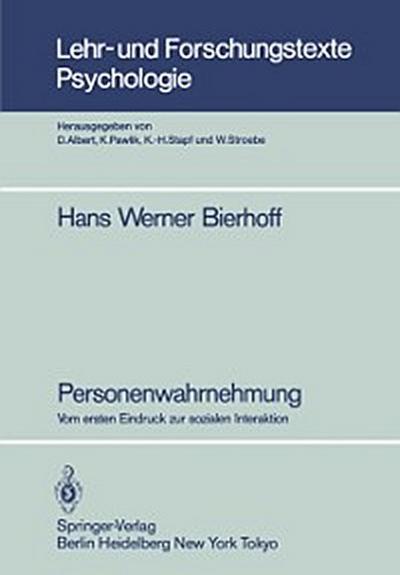 Personenwahrnehmung