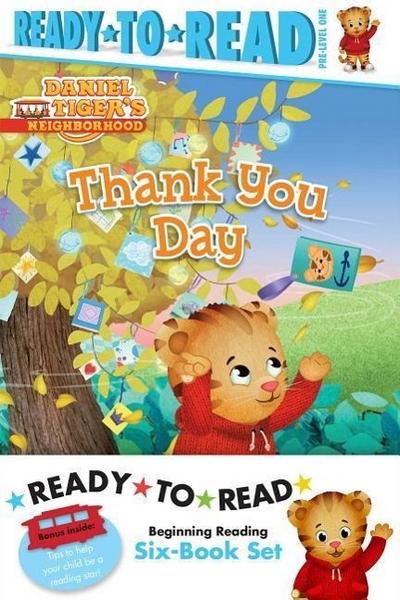 Daniel Tiger Ready-To-Read Value Pack: Thank You Day; Friends Help Each Other; Daniel Plays Ball; Daniel Goes Out for Dinner; Daniel Feels Left Out; D