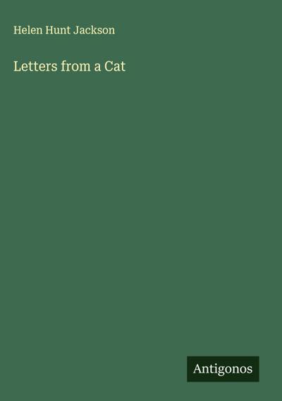 Letters from a Cat