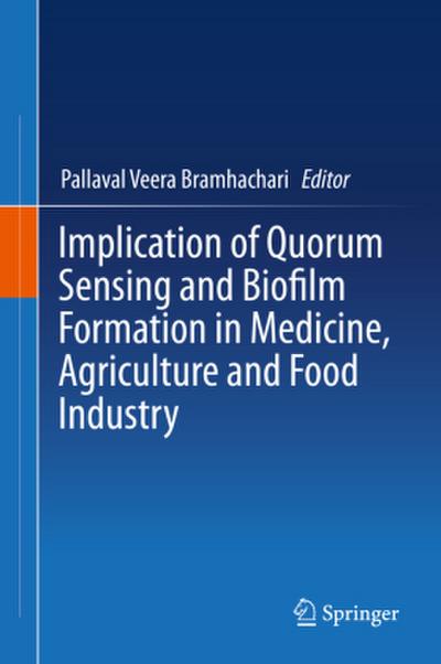 Implication of Quorum Sensing and Biofilm Formation in Medicine, Agriculture and Food Industry