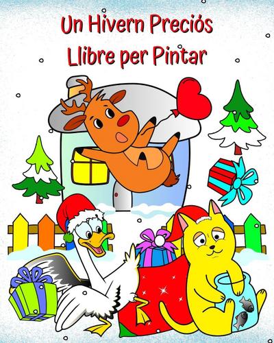 Un Hivern Preciós Llibre per Pintar