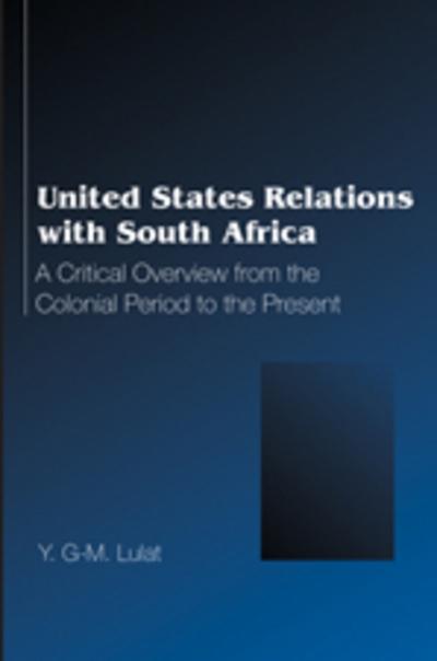 United States Relations with South Africa