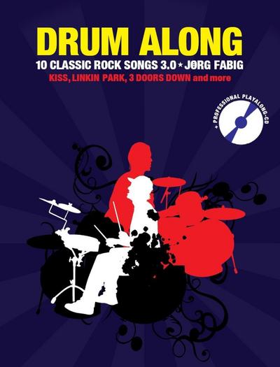 Drum Along - 10 Classic Rock Songs 3.0, m. 1 Audio-CD