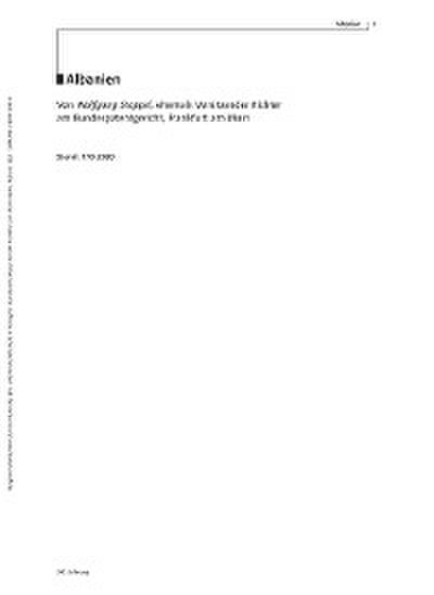 Familienrecht Albanien
