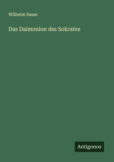 Das Daimonion des Sokrates