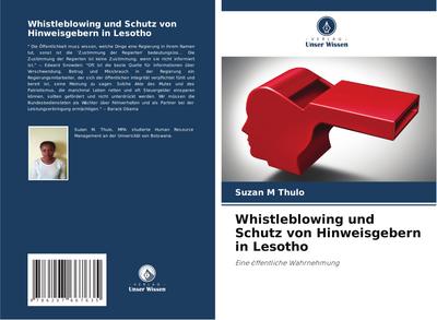 Whistleblowing und Schutz von Hinweisgebern in Lesotho