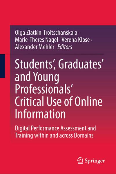 Students, Graduates and Young Professionals Critical Use of Online Information