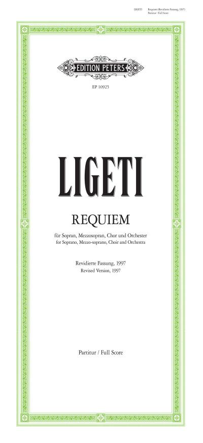 Ligeti, G: Requiem (Revised Version, 1997) (Full Score)