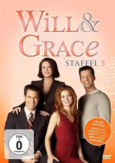 Will & Grace. Staffel.5, 4 DVDs