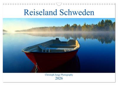 Reiseland Schweden (Wandkalender 2026 DIN A3 quer), CALVENDO Monatskalender