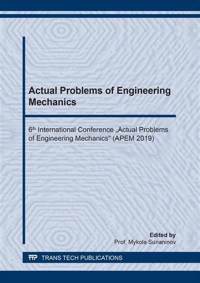 Actual Problems of Engineering Mechanics