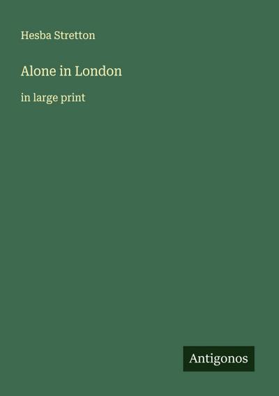 Alone in London