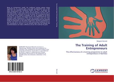 The Training of Adult Entrepreneurs