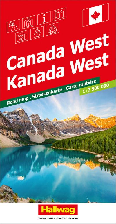 Kanada (West), Strassenkarte 1:2,5Mio.