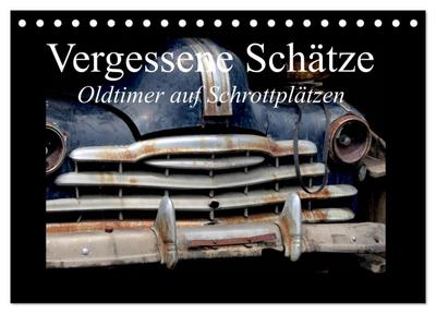 Vergessene Schätze - Oldtimer auf Schrottplätzen (Tischkalender 2025 DIN A5 quer), CALVENDO Monatskalender
